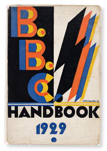 EDWARD MCKNIGHT KAUFFER (1890-1954).  [ART DECO GRAPHICS.] Group of 3 books, 2 pamphlets. 1920s-30s. Sizes vary.